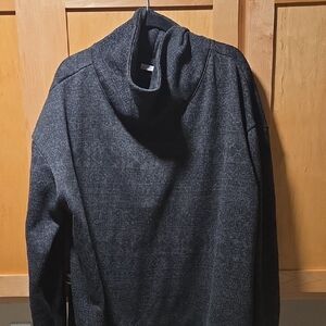 Columbia Women's Charcoal Fleece Lined Turtleneck Sweater